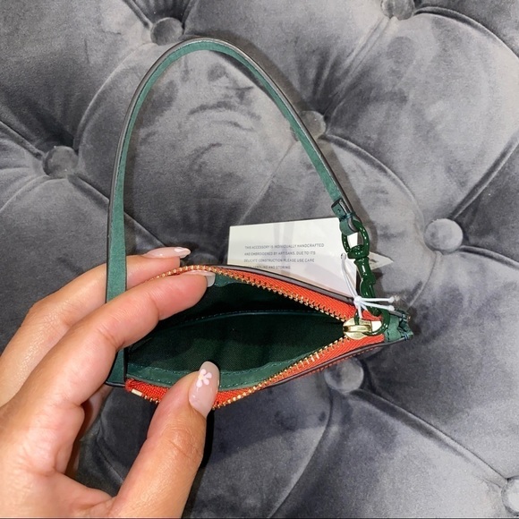 𝅺New Tory Burch Watermelon Beaded Coin Purse - Picture 5 of 6